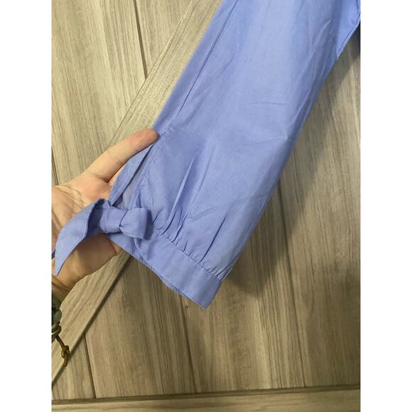 J.Crew size small top with bow tie sleeves - Picture 4 of 7